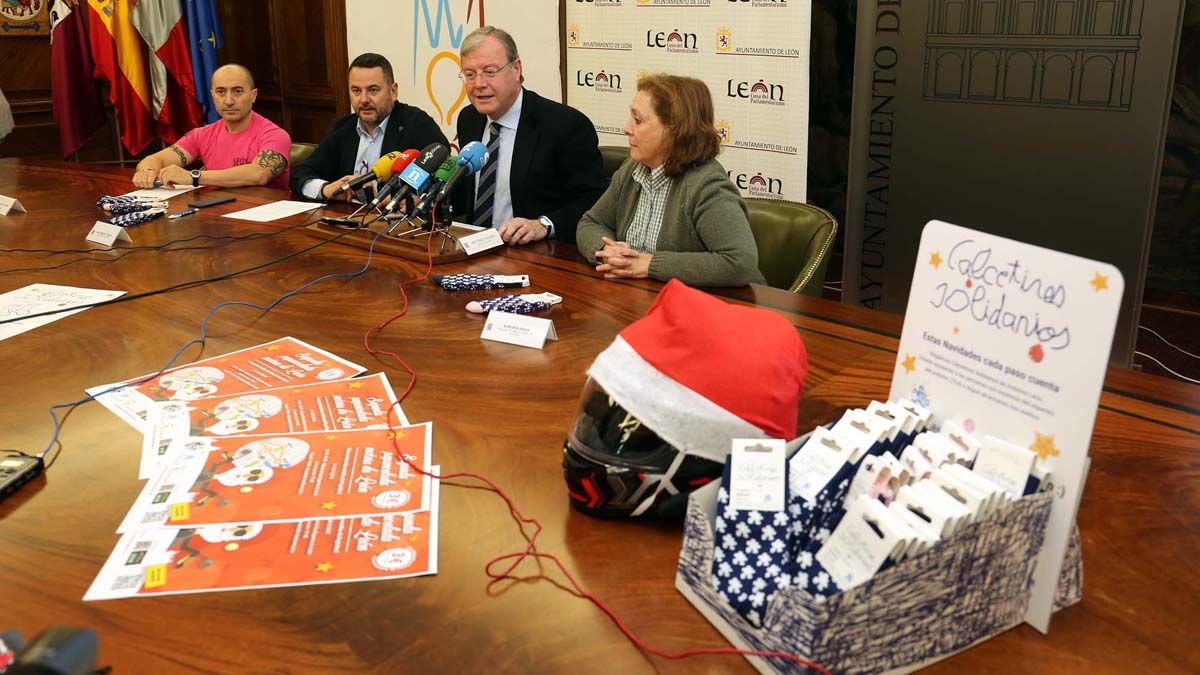 Un instante de la presentación de las actividades navideñas de Espacio León. | CÉSAR Un instante de la presentación de las actividades navideñas de Espacio León. | CÉSAR