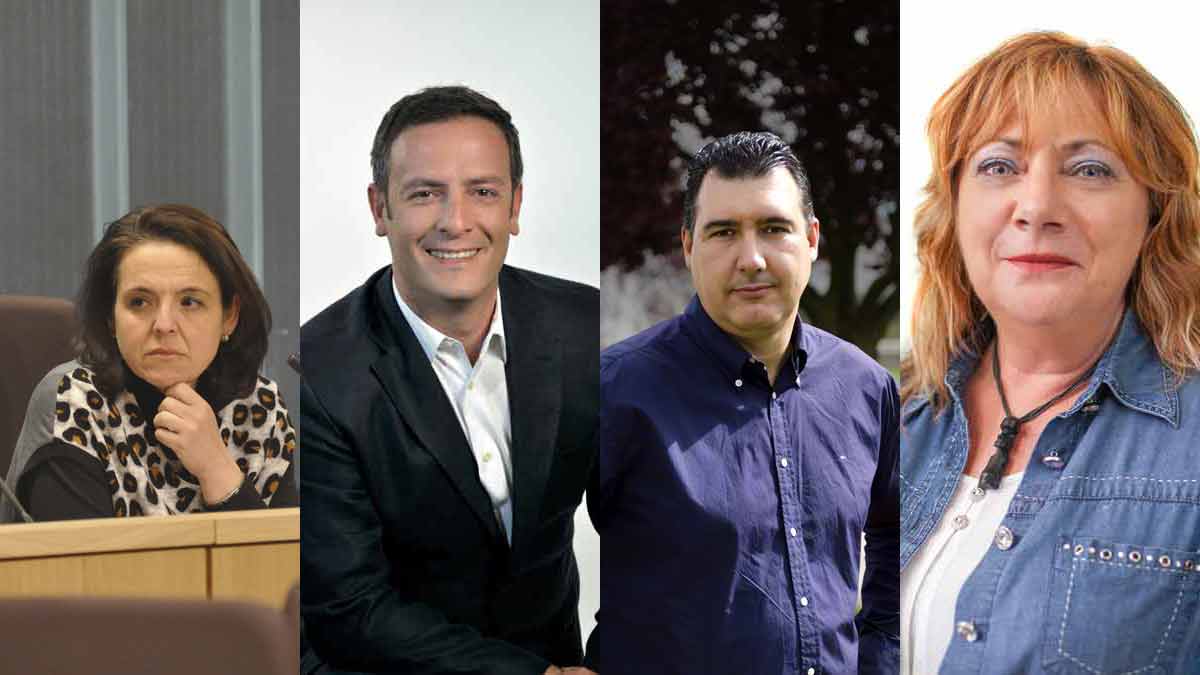 Carmen Pastor, Rubén Sánchez, Juan José Moro y Elena Fernández.