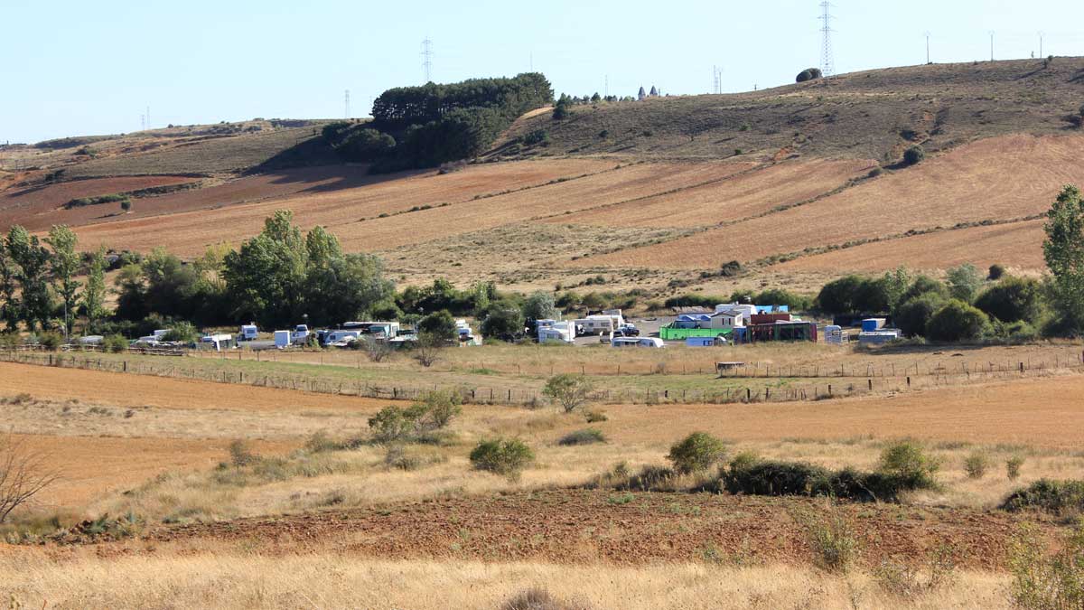 El asentamiento del paraje de Las Barreras de Navatejera.