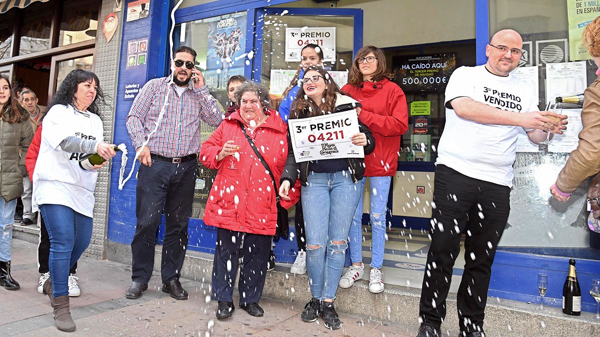 Tercer premio de la Lotería de Navidad repartido en la administración nº 4 de Miranda de Ebro. | ICAL