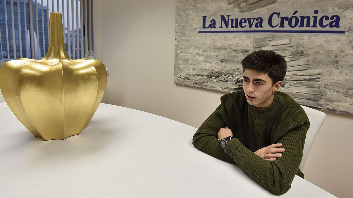 David Vidales, durante la entrevista realizada en la sede de La Nueva Crónica. | SAÚL ARÉN