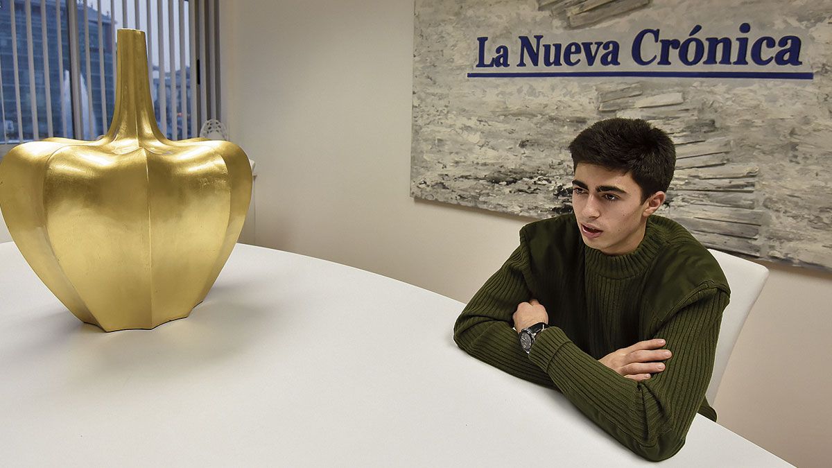 David Vidales, durante la entrevista realizada en la sede de La Nueva Crónica. | SAÚL ARÉN David Vidales, durante la entrevista realizada en la sede de La Nueva Crónica. | SAÚL ARÉN