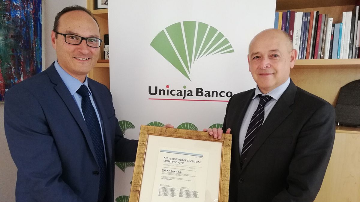 Unicaja Banco cuenta con los certificados medioambientales más avanzados. | L.N.C.