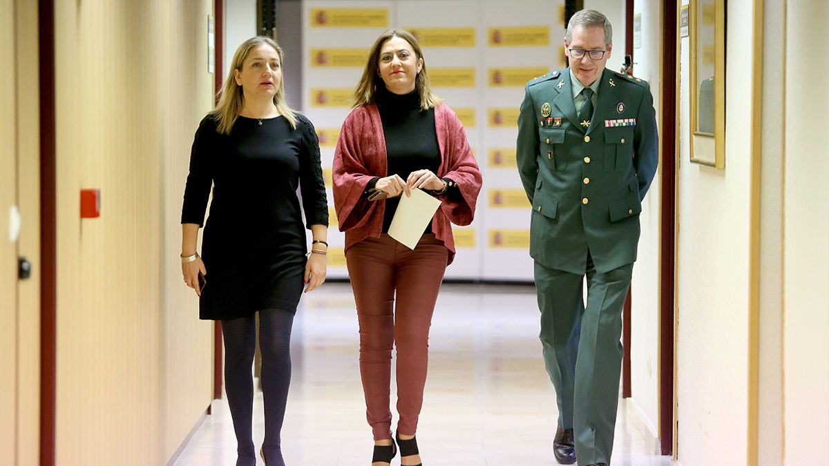 La delegada del Gobierno en Castilla y León, Virginia Barcones, presenta el balance del dispositivo especial de tráfico Navidad 2018-2019 y de la siniestralidad en las carreteras de Castilla y León en el año recién terminado. | ICAL