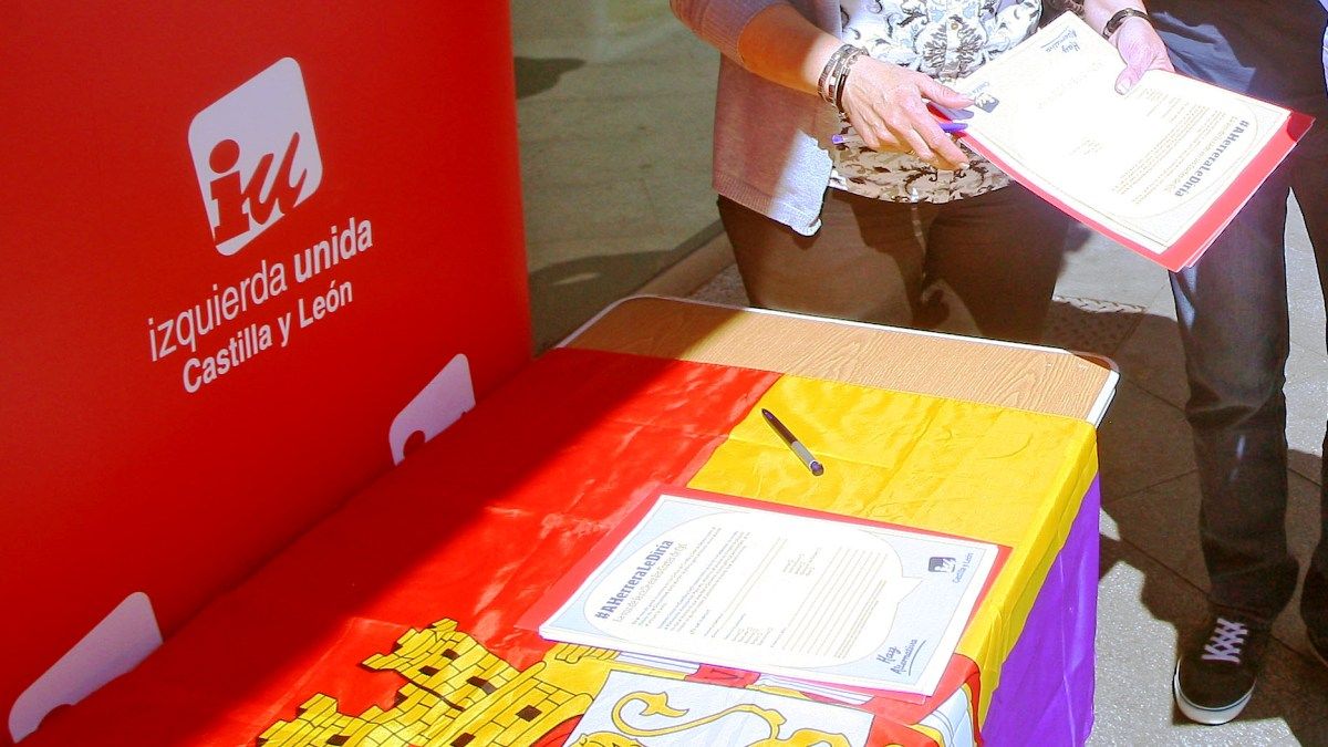 Imagen de recurso de una campaña de Izquierda Unida en Ponferrada. | ICAL