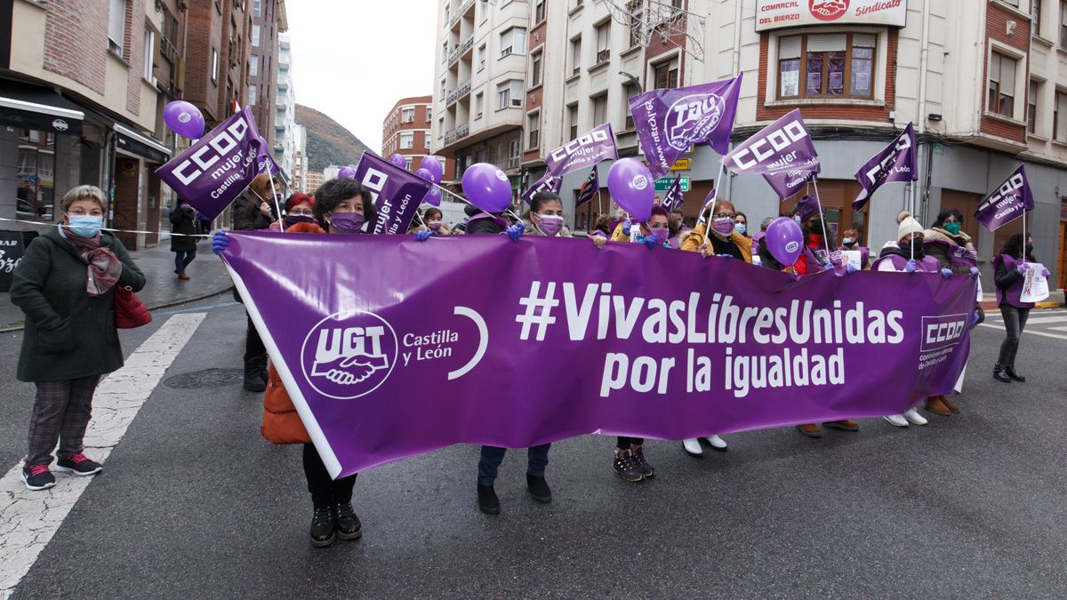 Imagen de la manifestación en Ponferrada. | M.I.