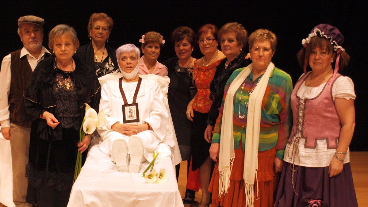 ‘El velorio’, obra que participó en el I Certamen de teatro para mayores. | L. N. C.