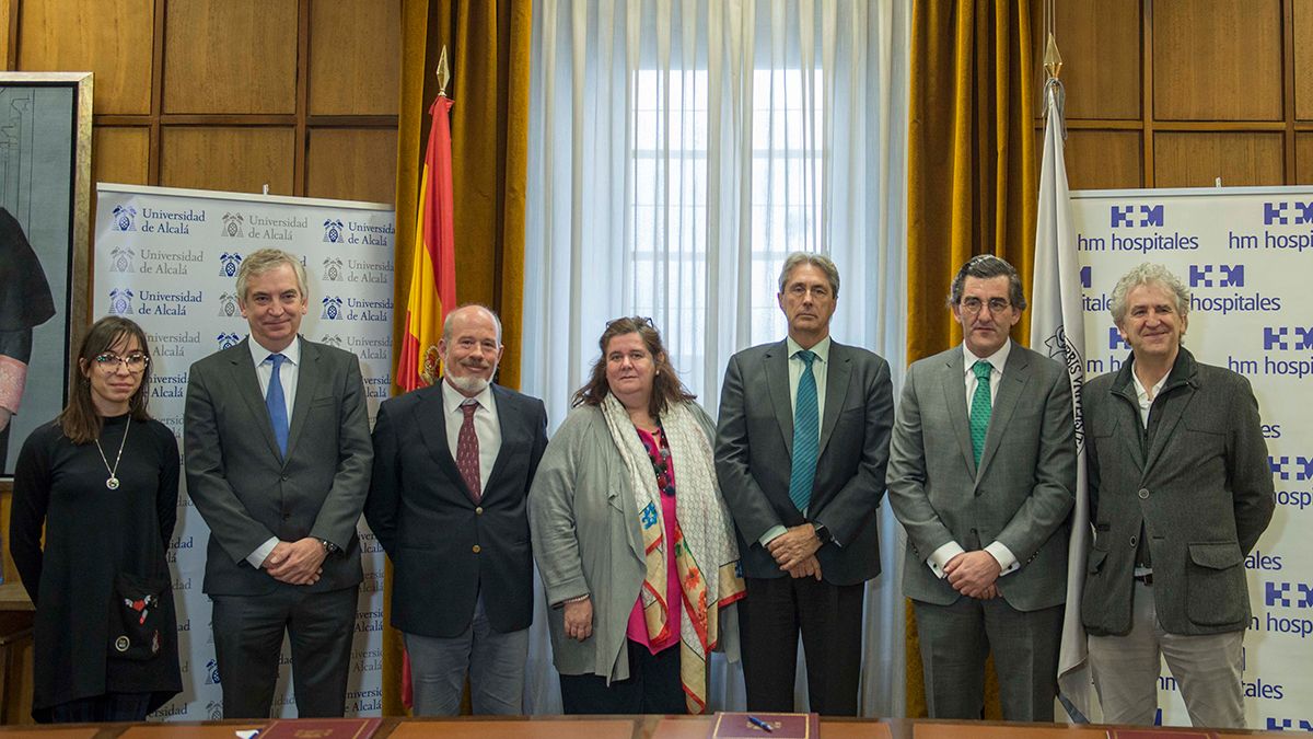Firma del convenio entre HM Hospitales y la Universidad de Alcalá. | L.N.C.