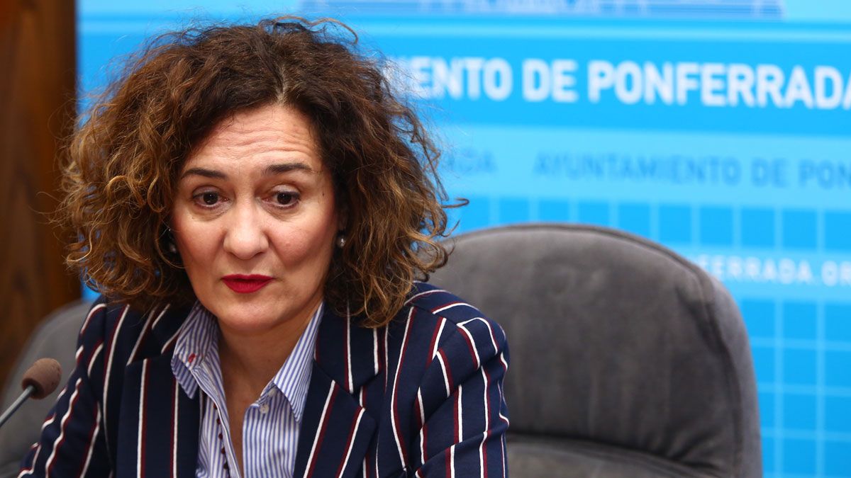 La alcaldesa de Ponferrada, Gloria Fernández Merayo. | C.S. (ICAL)