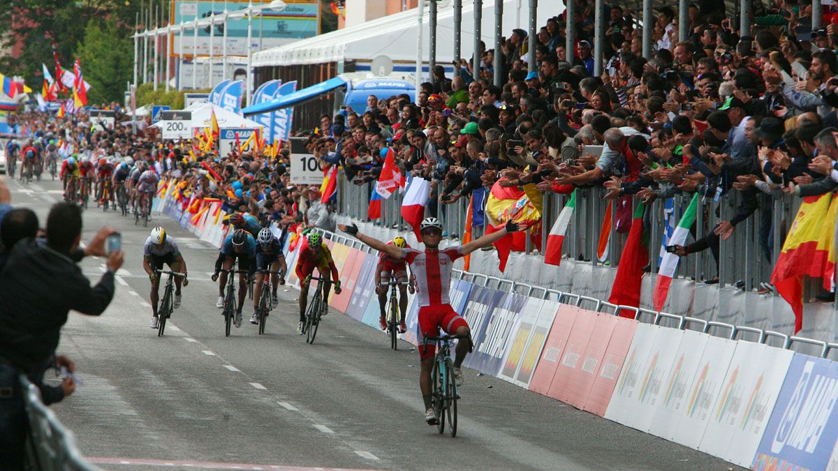 Última competición del Mundial de Ciclismo en Ponferrada, en septiembre del año pasado. | C. Sánchez (Ical)