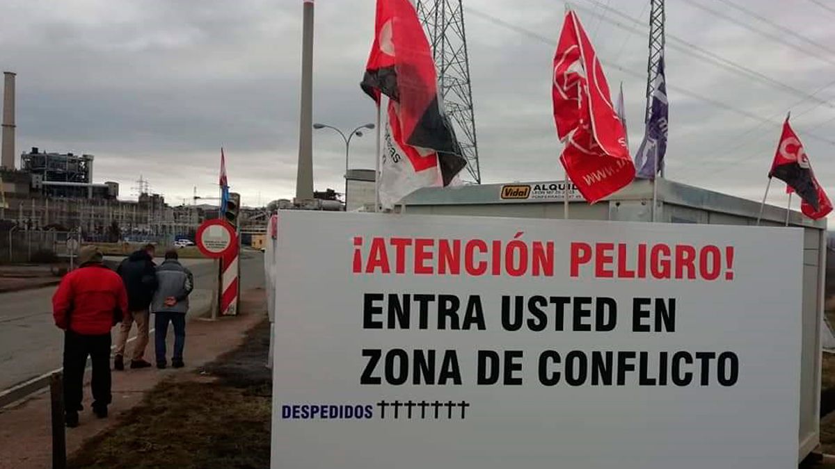 Imagen del campamento que mantienen activo los trabajadores.  | L.N.C.