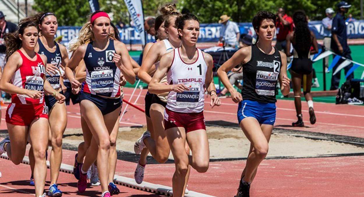 Blanca Fernández, durante una carrera al aire libre. | BEN SOLOMON