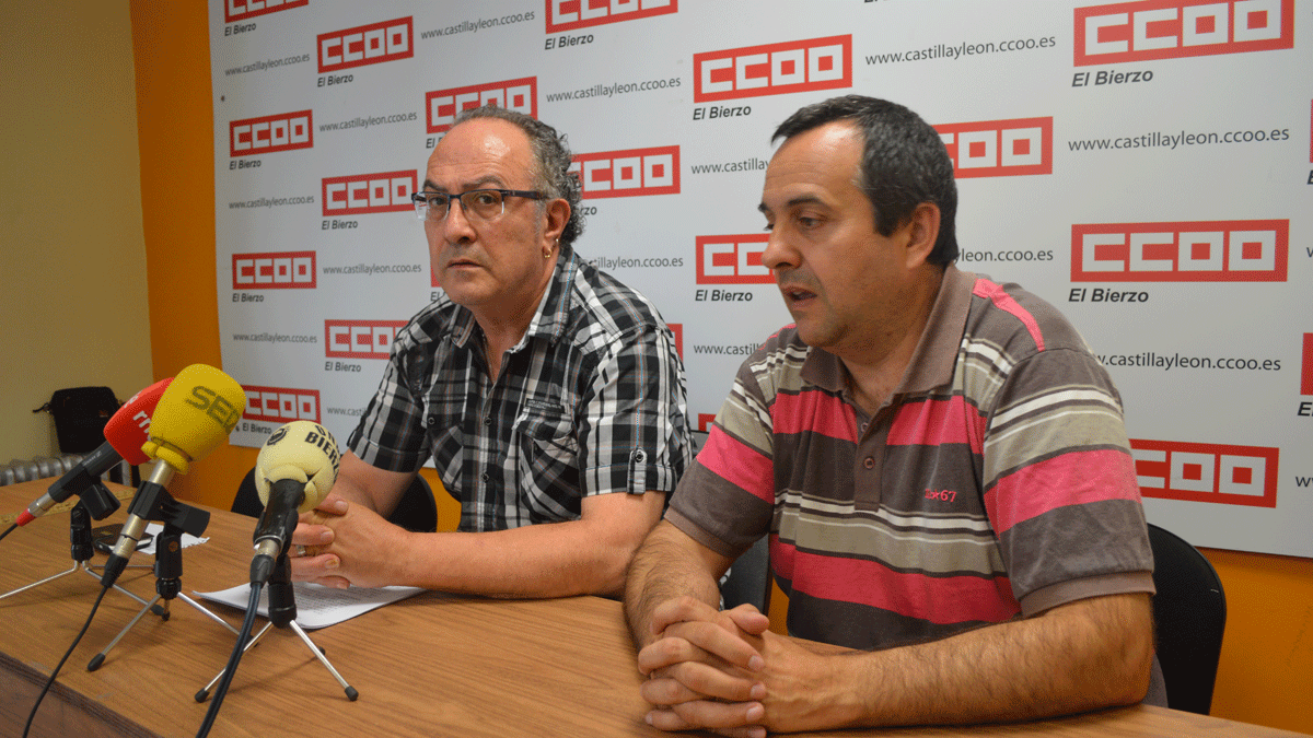 Ursicino Sánchez, José Vega y Antonio López, este lunes en rueda de prensa. | L.N.C.