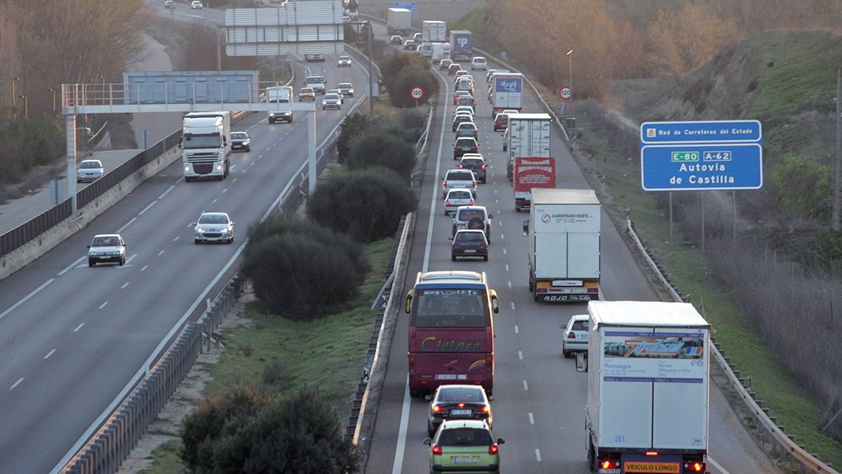 Imagen de la A-62, denominada Autovía de Castilla. | ICAL