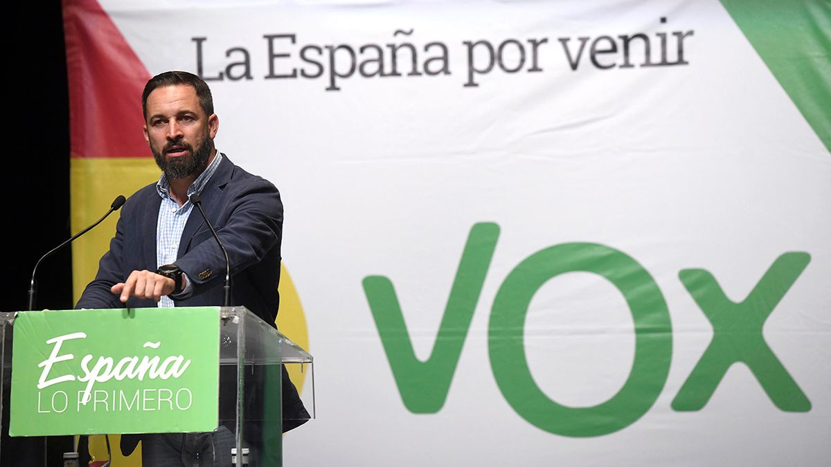 El presidente nacional del partido, Santiago Abascal. | ICAL