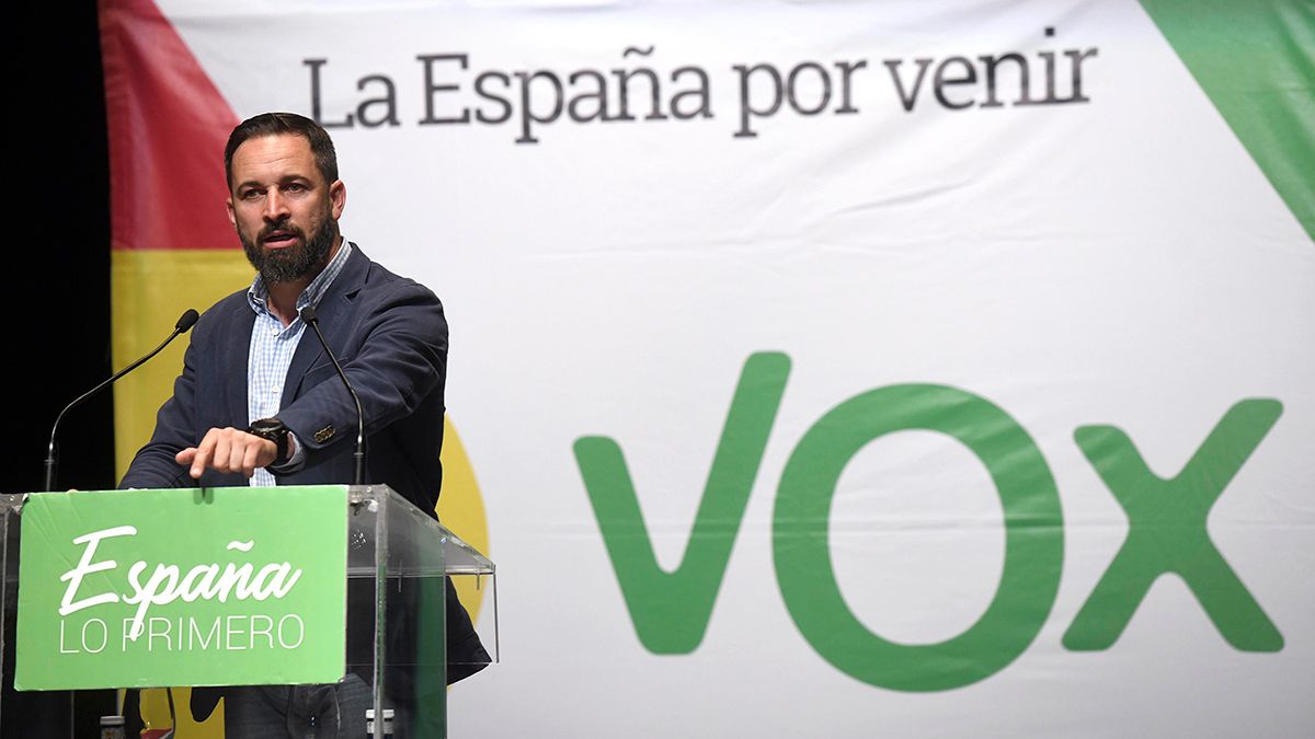 El presidente nacional del partido, Santiago Abascal. | ICAL El presidente nacional del partido, Santiago Abascal. | ICAL