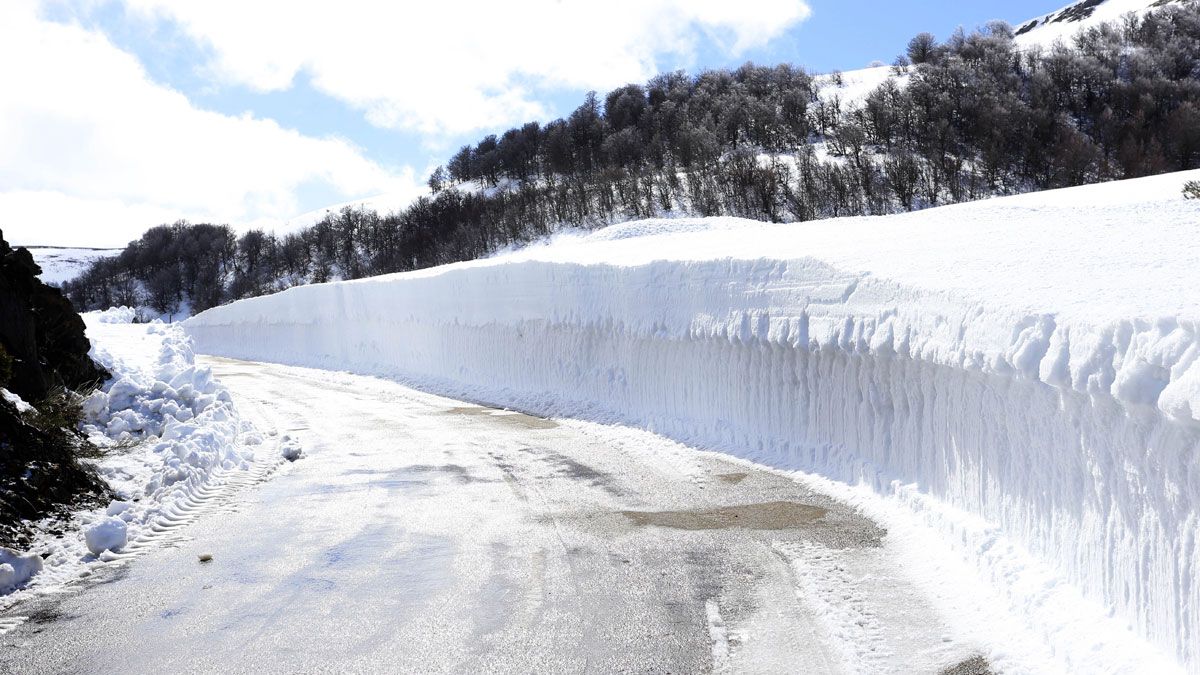 Imagen de archivo de las pasadas nevadas del mes de febrero en la provincia. | ICAL