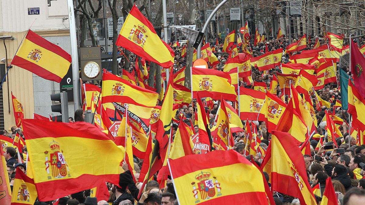 Concentración 'Por una España Unida ¡Elecciones ya!'. | ICAL
