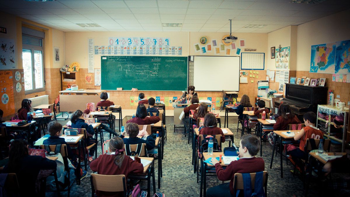 Imagen de una de las clases del Agustinos. | L.N.C.