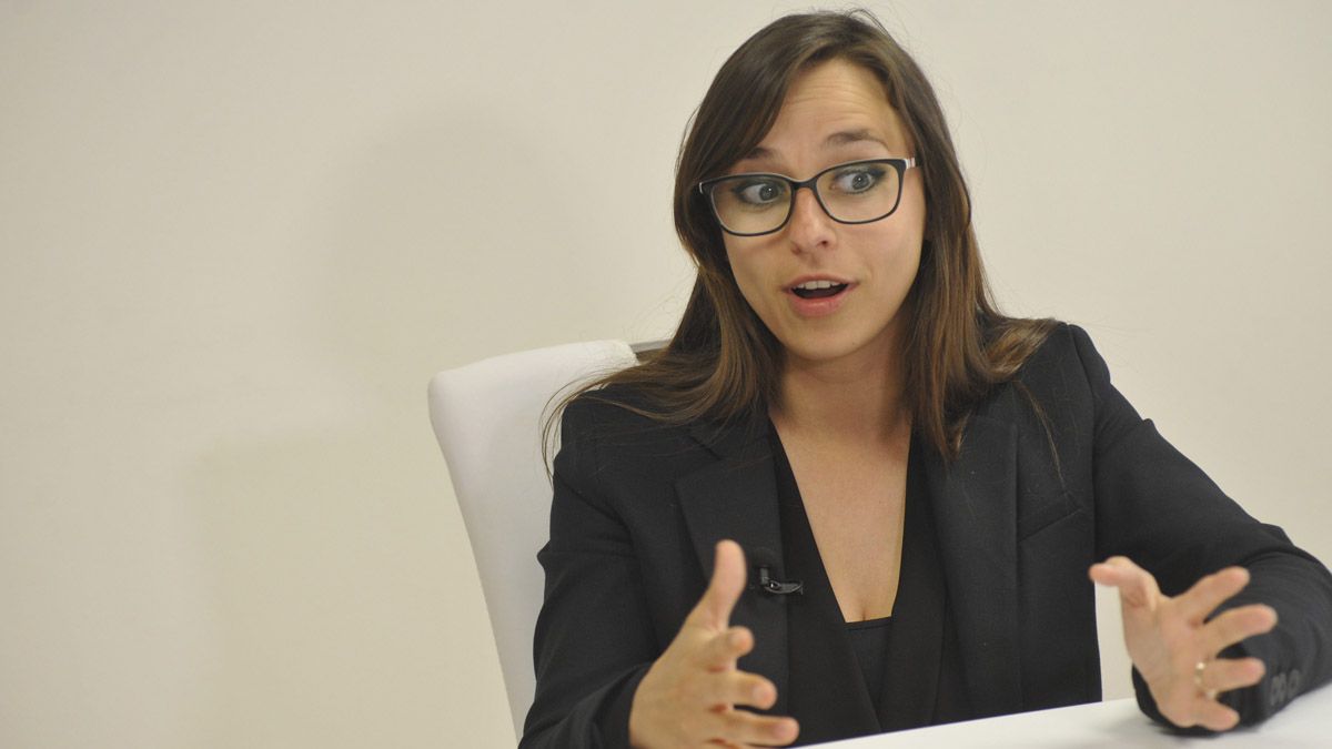 La portavoz de Ciudadanos en el Ayuntamiento de León, Gemma Villarroel. | DANIEL MARTÍN