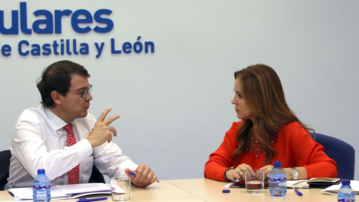 Alfonso Fernández Mañueco y Silvia Clemente en una imagen de archivo. | ICAL