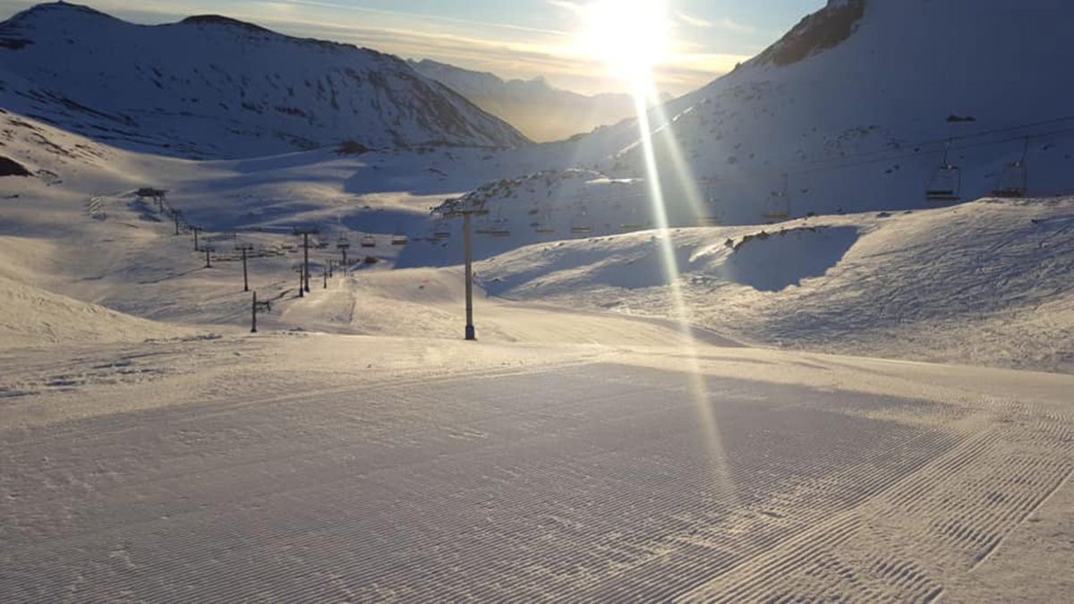La estación de San Isidro a primera hora de la mañana de este domingo. | ESTACIÓN SAN ISIDRO (FACEBOOK)