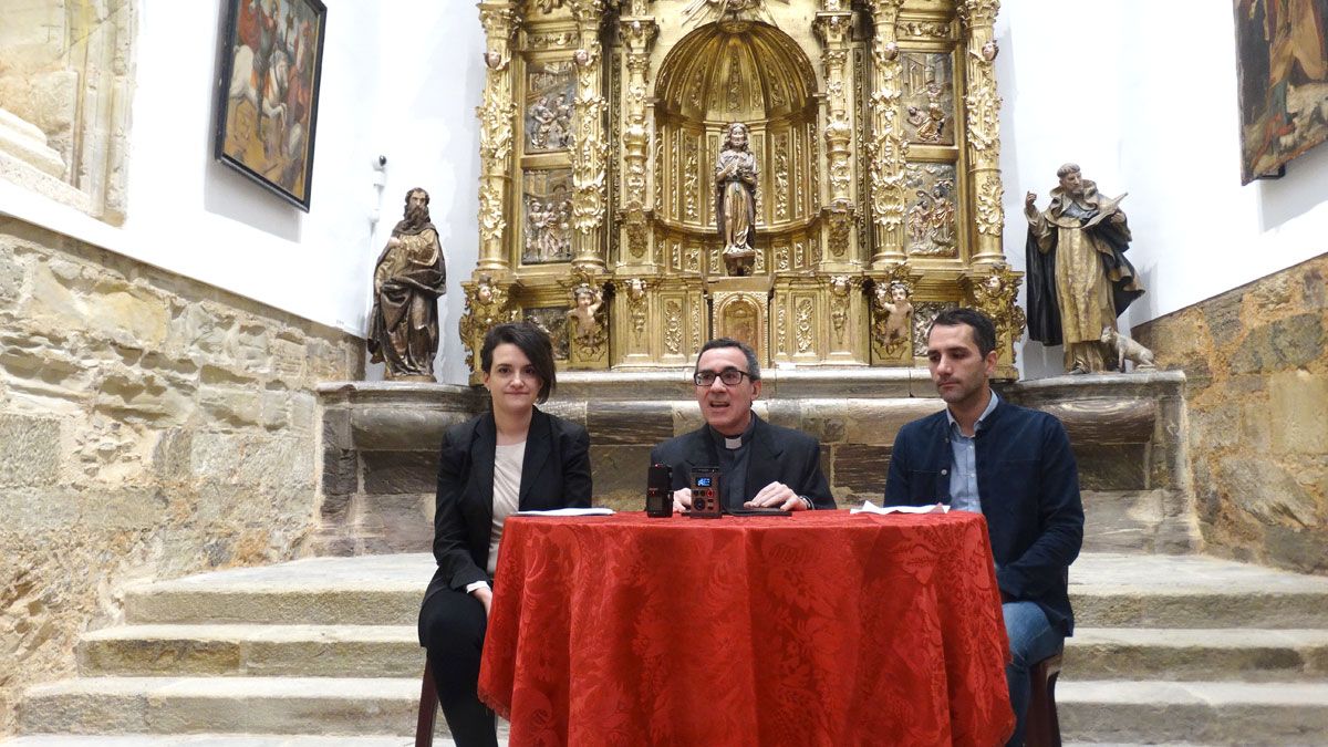 El personal de la Catedral, ayer en una rueda de prensa.