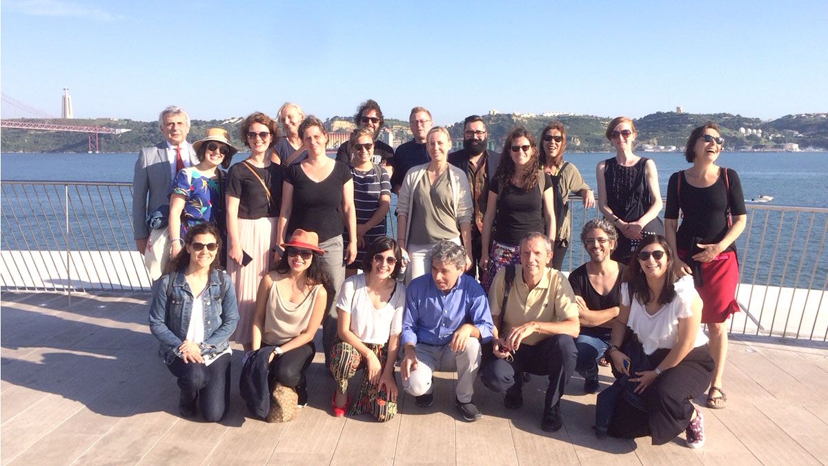 Representantes del proyecto Tandem en la reunión mantenida en Lisboa. | MUSAC
