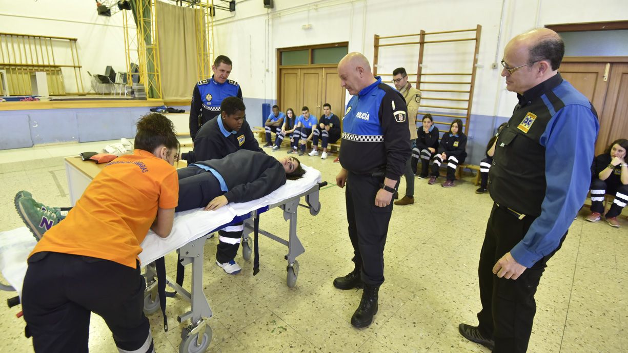 Un momento del curso celebrado en el IES Giner de los Ríos. | SAÚL ARÉN