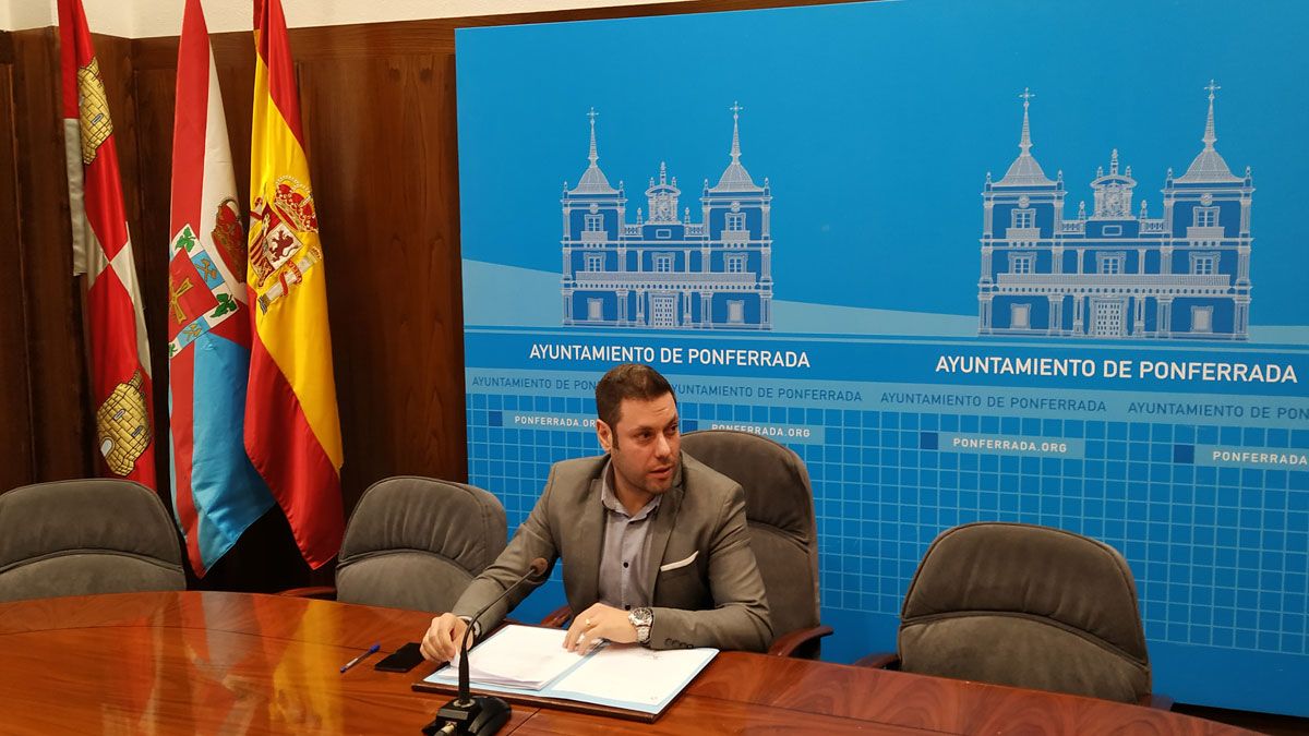 El concejal de Medio Rural en el Ayuntamiento de Ponferrada, Iván Alonso. | A.C.