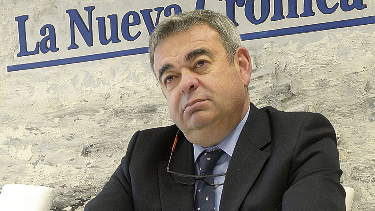 Justo Fernández durante su entrevista en La Nueva Crónica. | MAURICIO PEÑA