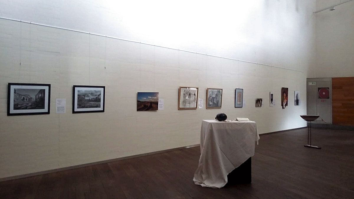 Una imagen de la exposición que exhibe el auditorio de León hasta el 28.