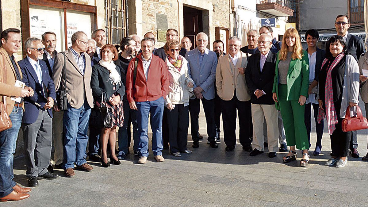 Congreso internacional del Cuento en Villafranca, uno de los eventos promovidos por Morales, entre los participantes . | D.M.