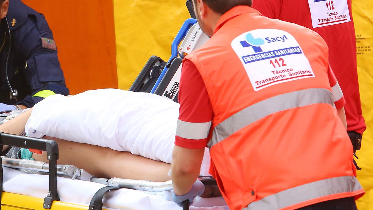 Imagen de archivo de un simulacro de emergencias en Ponferrada. | Ical