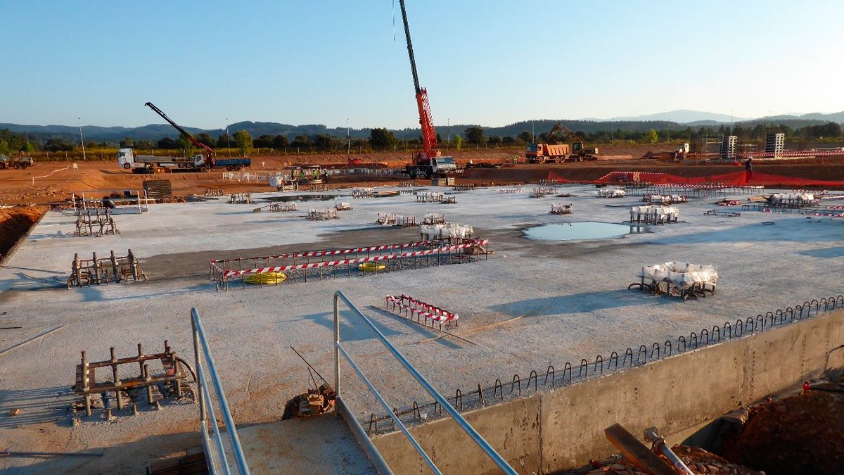 Forestalia está construyendo la nave de biomasa en Cubillos.