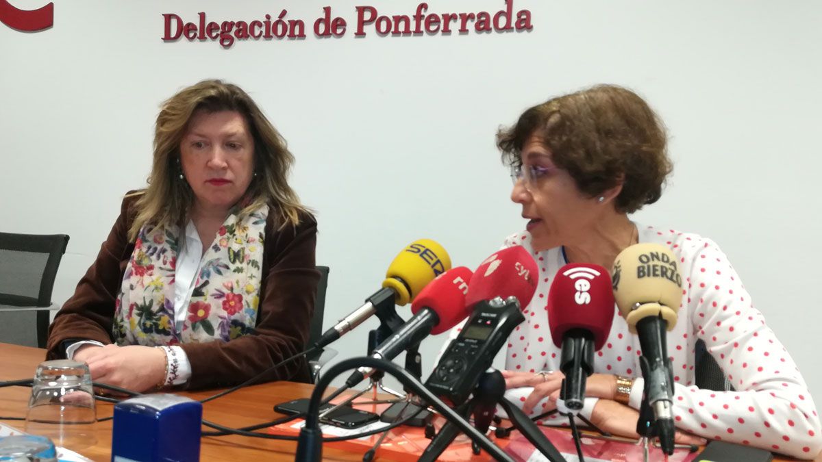La edil presidenta del Imfe, María Antonia Gancedo, y la directora de la EOI Concepción de Vega. | D.M.