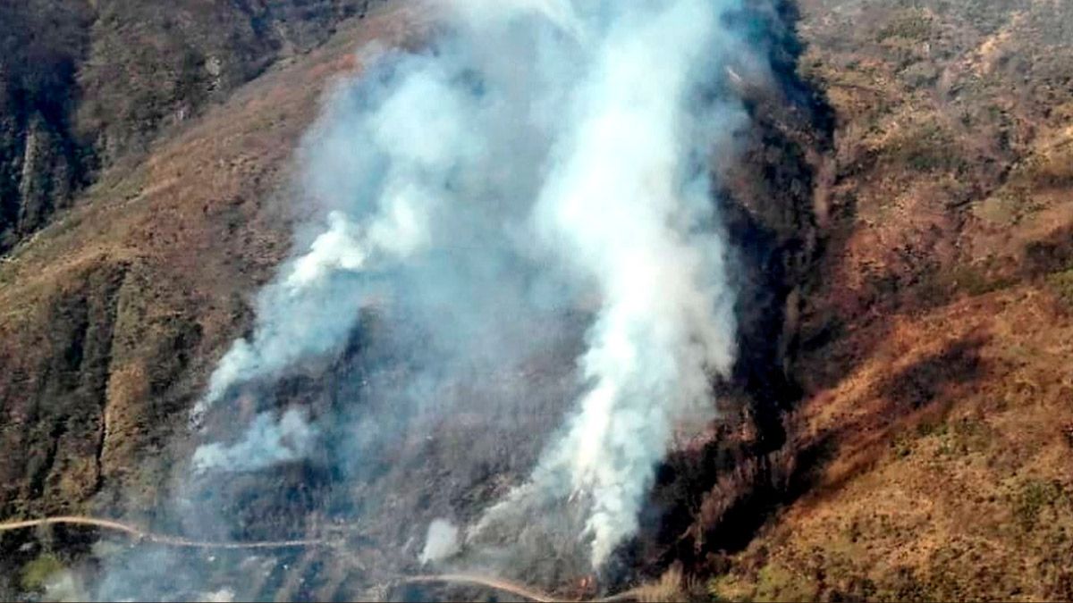 Imagen del incendio. | BRIF Imagen del incendio. | BRIF