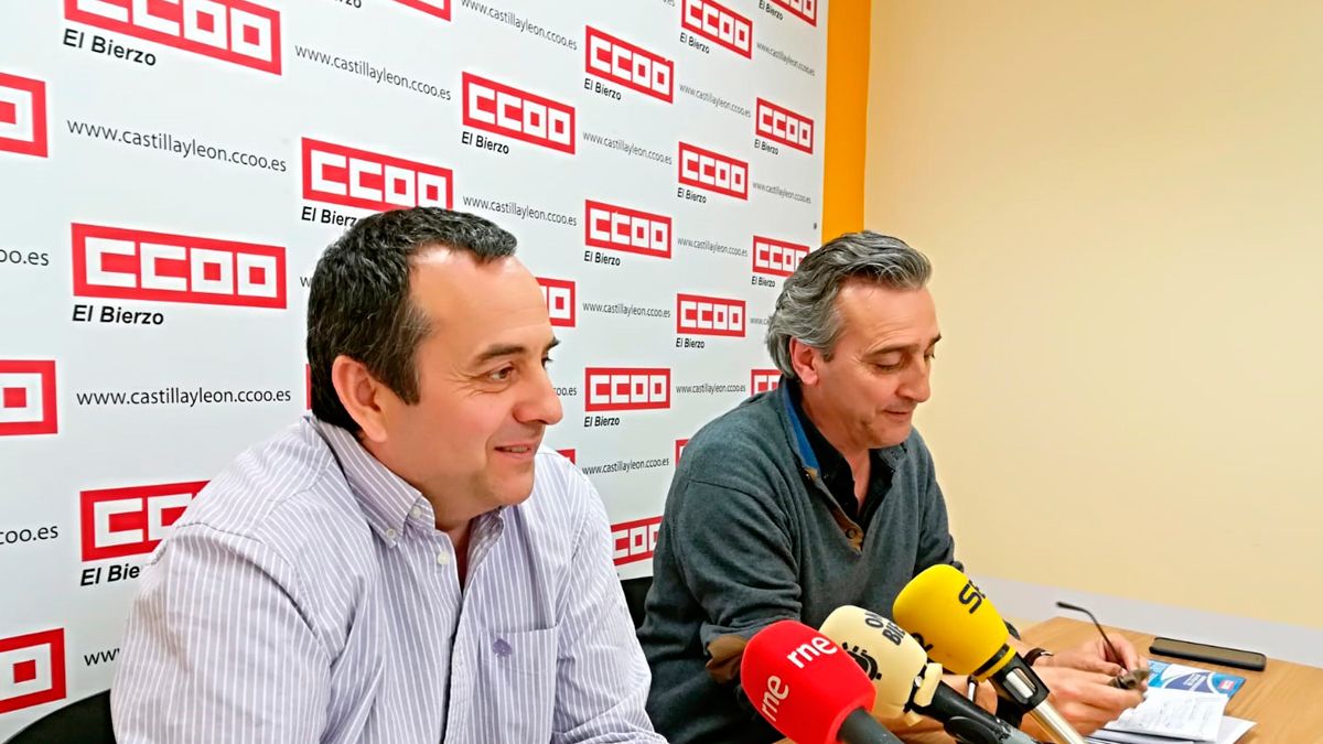 Ursicino Sánchez y Saturnino Fernández en rueda de prensa. | M.I.