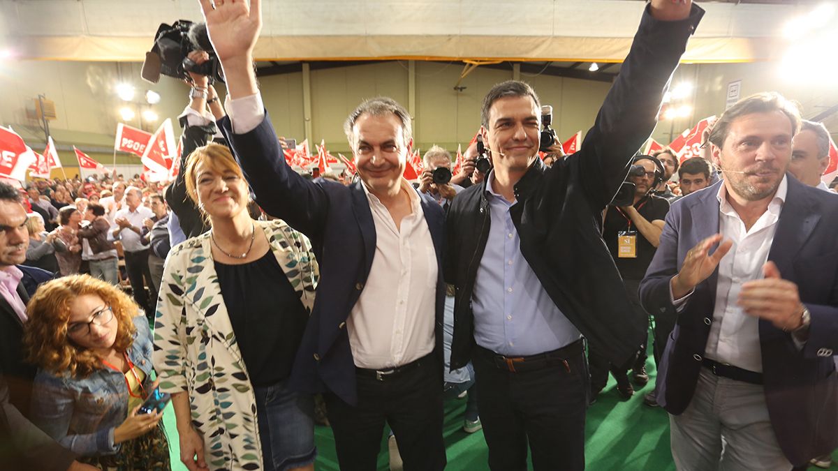 José Luis Rodríguez Zapatero y Pedro Sánchez, en una imagen de archivo. | ICAL