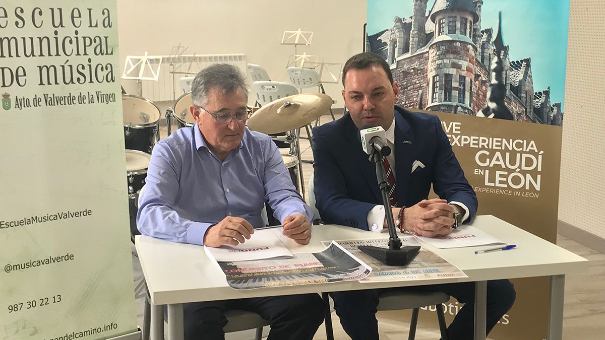 David Fernández y José María Viejo, en la presentación del acuerdo. | L.N.C.