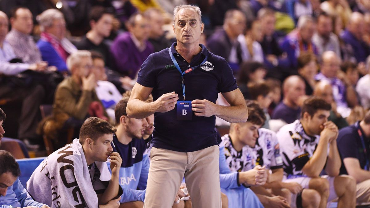 Guijosa, durante un partido de la presente temporada. | JAVIER QUINTANA