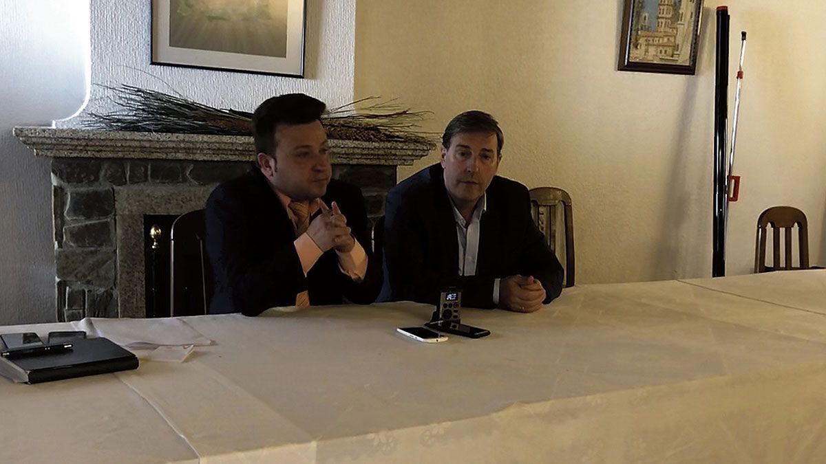 Pablo Peyuca (i) y Miguel Ángel Díez. Pablo Peyuca (i) y Miguel Ángel Díez.