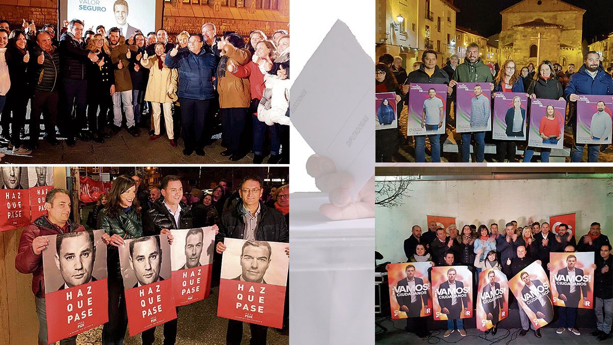 Pistoletazo de salida a la campaña electoral de diferentes partidos en León.