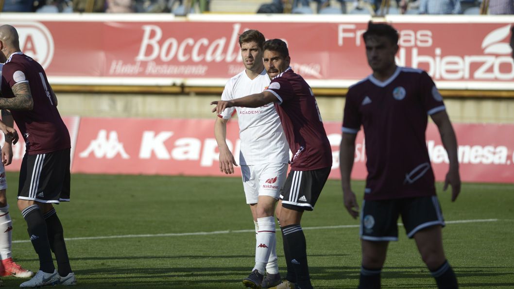 Iván González, durante el partido ante el Salmantino. | MAURICIO PEÑA