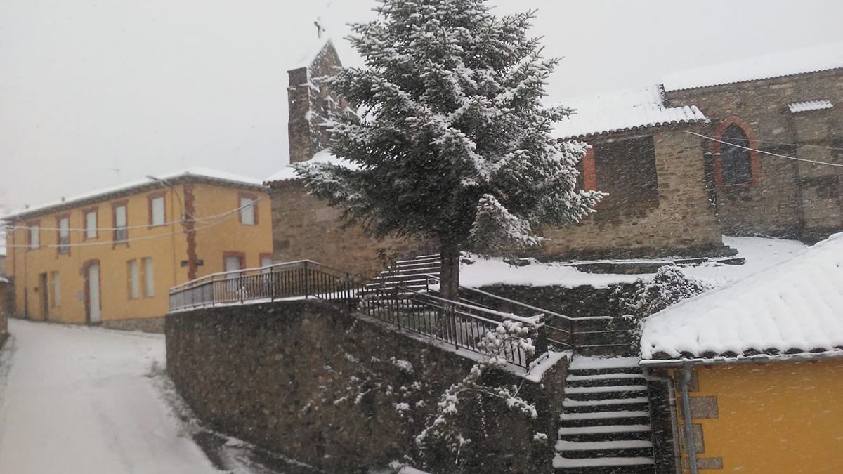 Geras de Gordón este miércoles por la mañana. | E.N.