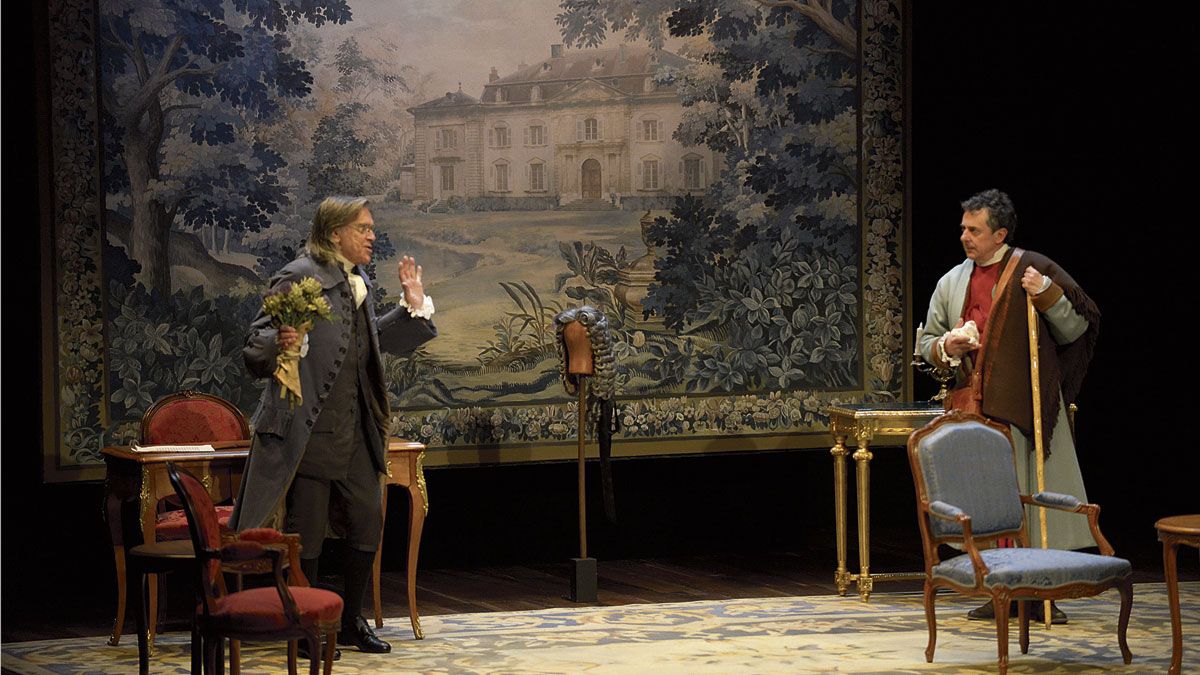 Un momento de la representación de la obra de Jean-François Prévand en el Auditorio de León. | MAURICIO PEÑA