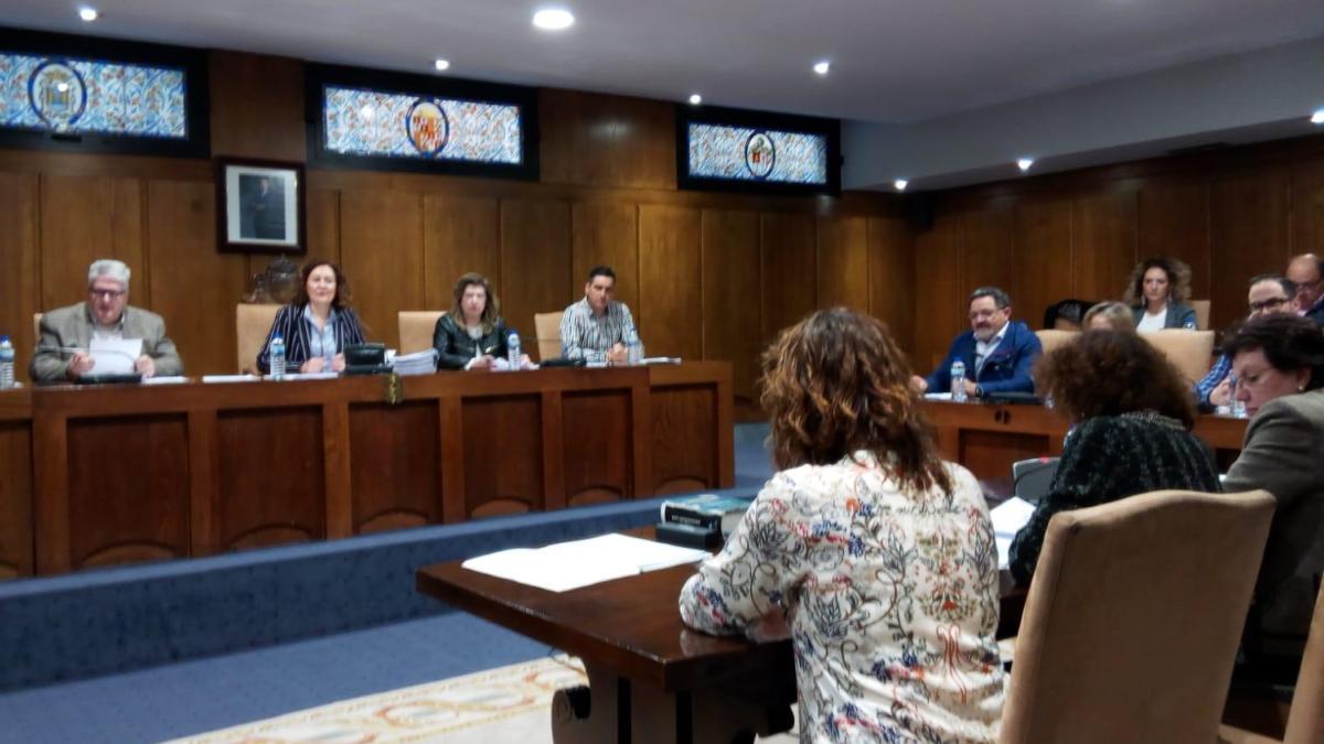 Imagen del Pleno del Ayuntamiento de Ponferrada de este viernes. | L.N.C.