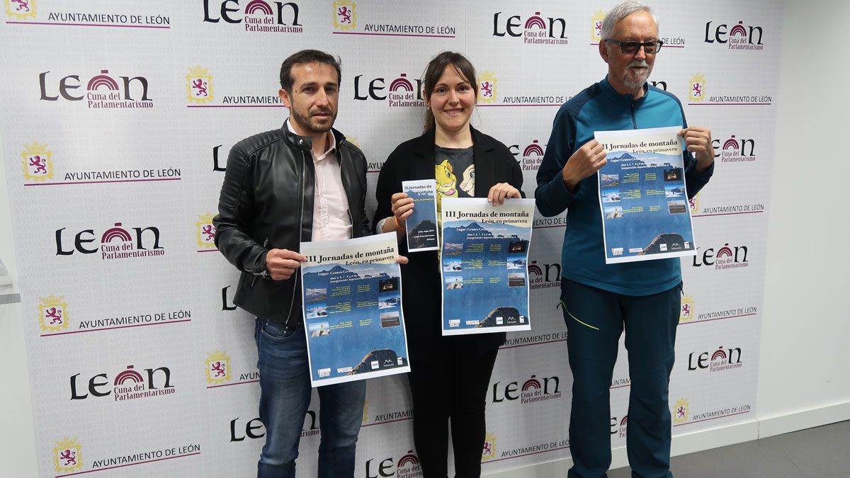 José Manuel Suárez, Marta Mejías y Vicente García, en la presentación de las jornadas. | L.N.C.