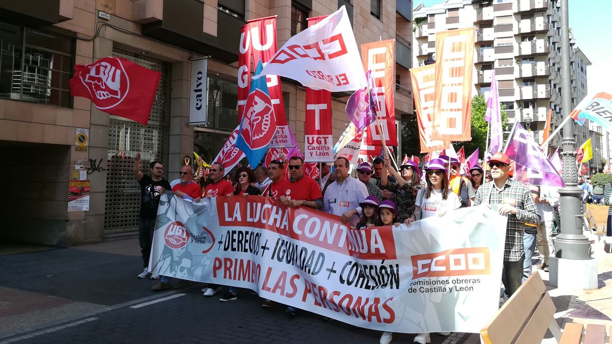 La movilización fue exitosa en cuanto a participación en Ponferrada. | M.I.