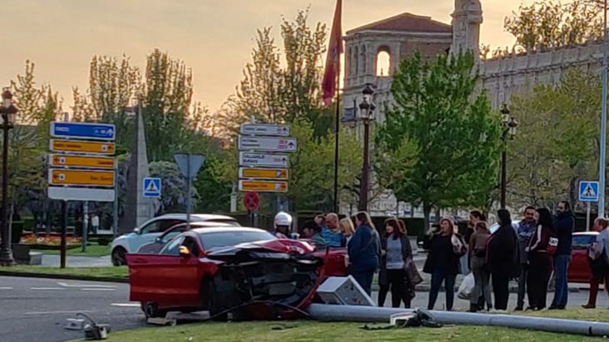 Imagen del accidente que ha ocurrido en la tarde de este jueves | L.N.C.